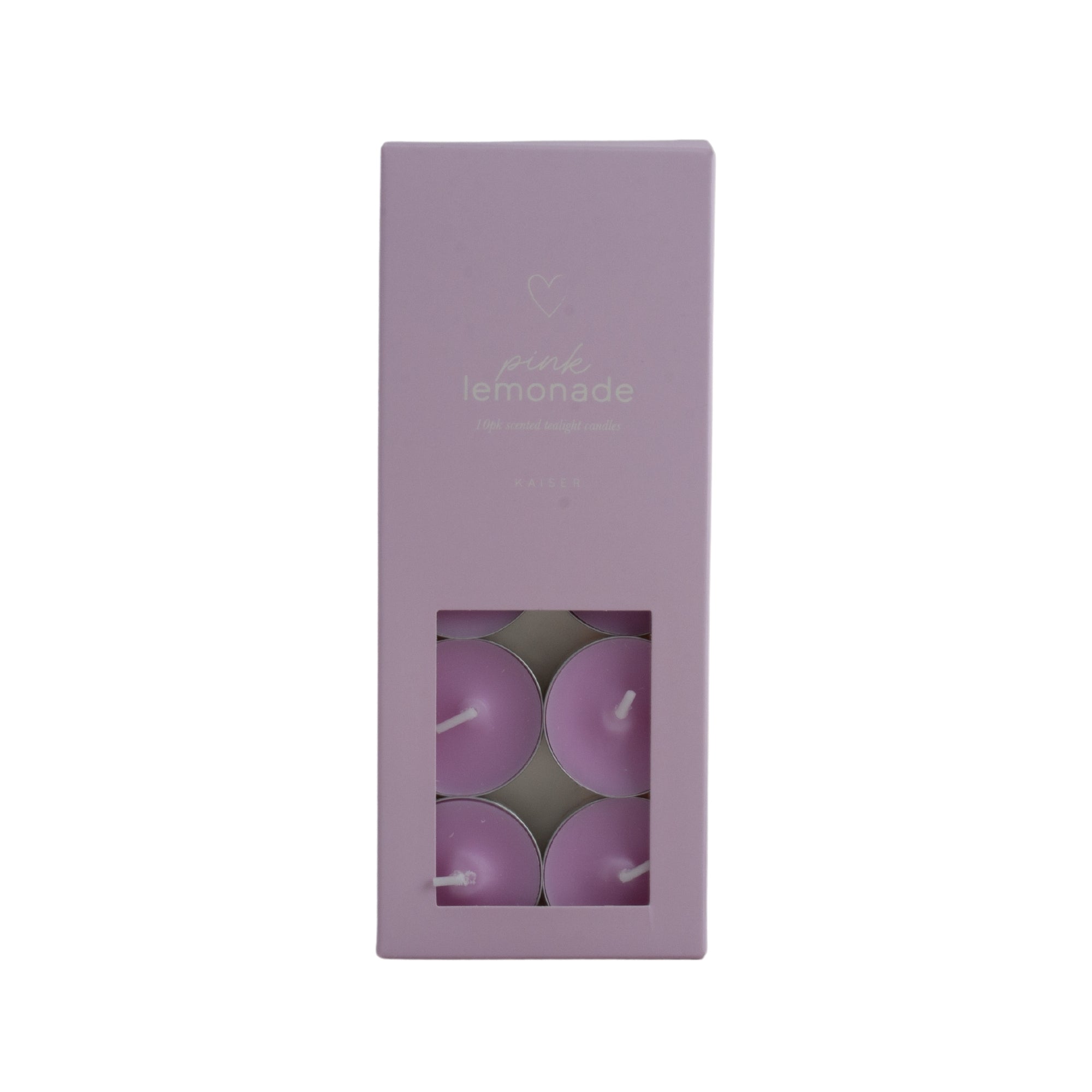 Sweethearts 10pk Scented Tealights - Pink Lemonade